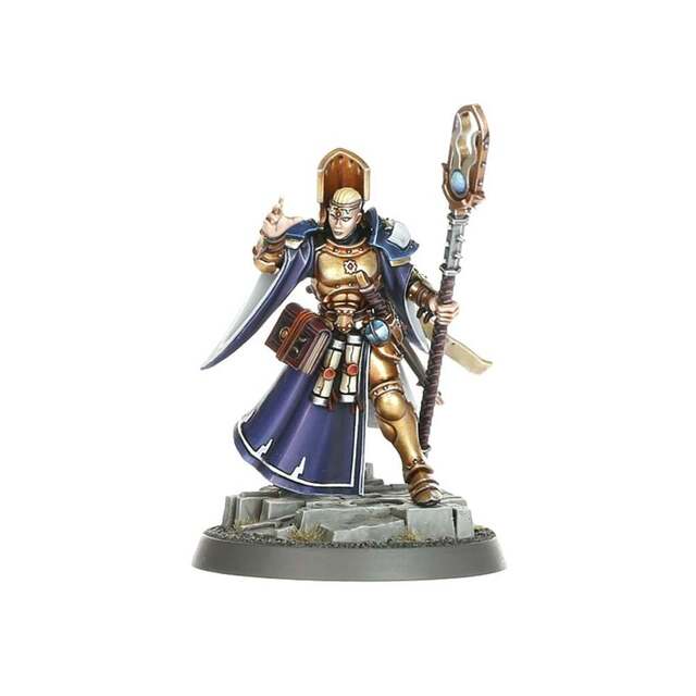 A marketing photo from Games Workshop of a painted Knight Arcanum